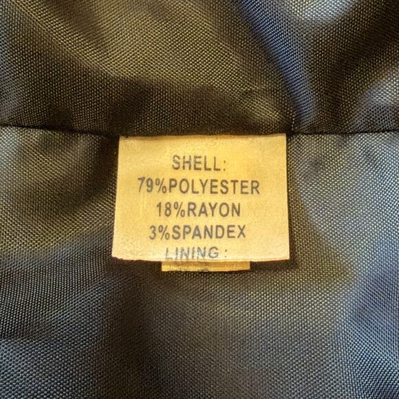 Calvin Klein Sheath Dress Size 2 Black Denim Sleeveless Snap Button Business - Picture 5 of 10